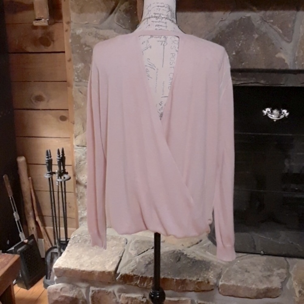 HALSTON HERITAGE Drape Back Sweater - Picture 5 of 13
